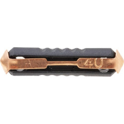 Saugiklis Torpedo 40A ilgis 25mm juoda pakuotė 100x iMaXX SI12040