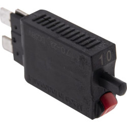 Saugiklis Terminis rankinis atstatymas 28V 10A Ilgis 51,6 mm raudona E.T.A SI26010