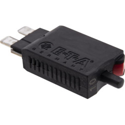 Saugiklis Terminis rankinis atstatymas 28V 10A Ilgis 51,6 mm raudona E.T.A SI26010
