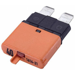 Saugiklis Terminis rankinis atstatymas 32V 40A Ilgis 32,2mm oranžinė Hella 8JS174320071