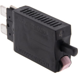 Saugiklis Terminis rankinis atstatymas 28V 4A Ilgis 51,6 mm violetinė E.T.A SI26004