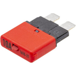 Saugiklis Terminis rankinis atstatymas 28V 10A Ilgis 34,4 mm raudona E.T.A SI25010