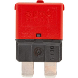 Saugiklis Terminis rankinis atstatymas 28V 10A Ilgis 34,4 mm raudona E.T.A SI25010