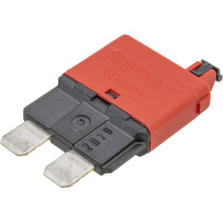Saugiklis Terminis rankinis atstatymas 28V 10A Ilgis 34,4 mm juodas E.T.A SI25110