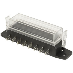 Saugiklių dėžutės 8 kontaktų gnybtas, maks. 32V 15A (ATO/ATC), 16x6,3 mm FB10006KR