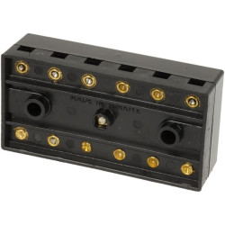 Saugiklių dėžutė keraminė 6 krypčių, 12/24V, varžtiniai gnybtai FB10008KR