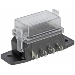 Saugiklių dėžutės 4 kontaktų gnybtas, maks. 32V 15A (ATO / ATC), 8x6,3 mm FB10004KR