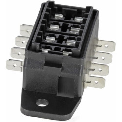 Saugiklių dėžutės 4 kontaktų gnybtas, maks. 32V 15A (ATO / ATC), 8x6,3 mm FB10004KR