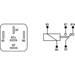 Mini relė 12V EL610202