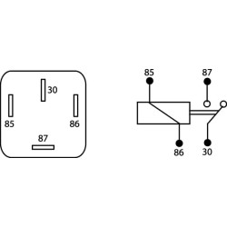 Mini kontaktinė relė 24V EL610004