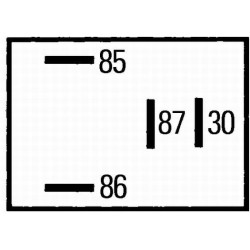 Relė 20A 12V Hella 4RA933766111