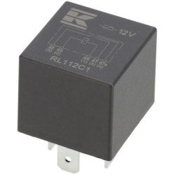 Mini relė 12V, perjungiklis, 30A/40A, be laikiklio RL112C1
