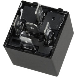 Mini relė 12V, perjungiklis, 30A/40A, diodas, su laikikliu RL112C3D2