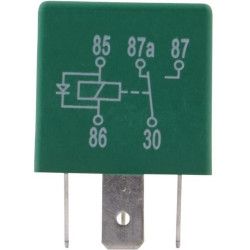 Relės pagrindinė srovė 30/40A, 12V, 5 kontaktų su slopinimo diodu 4RD933332371