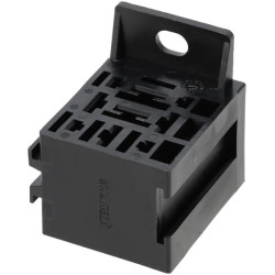 Mini relės lizdas su laikikliu, 5 x 6,3 mm + 4 x 2,8 mm RL990450