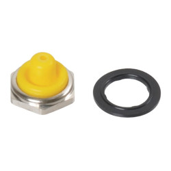 Jungiklio dangtis pusiau geltonas 12mm U11515