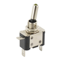 Brūkštelėkite įjungimo / išjungimo jungiklį gintaro spalvos LED EL192225