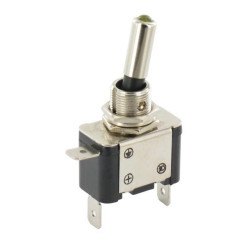 Brūkštelėkite įjungimo / išjungimo jungiklį gintaro spalvos LED EL192225