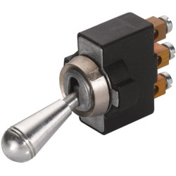 Svirties jungiklis, S28, 3 kontaktų, Ø 12,5 mm, chromas 6FG002312001