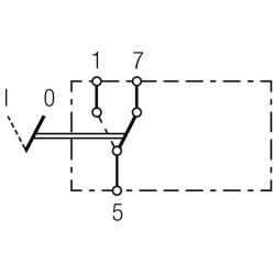 Svirties jungiklis, I-0, 3 kontaktų, be komforto funkcijos 6FH004570101