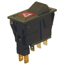 Svirties jungiklis, 0-I, išjungtas, 9 kontaktų, pavojaus žibintai 16365000