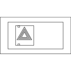 Svirties jungiklis, 0-I, išjungtas, 9 kontaktų, pavojaus žibintai 16365000