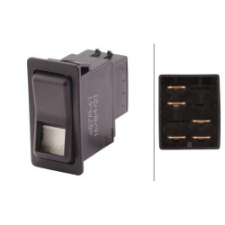 Svirtis jungiklis, II+I-0, 7 kontaktų 6RH004570411