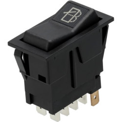 Svirties jungiklis, I-0-(II), įjungtas ant mamos, 12V, 8 kontaktų, galinio lango ploviklis ir valytuvas SW10044KR