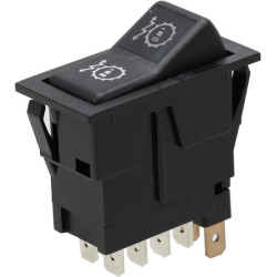 Svirties jungiklis, I-0-II, įjungiamas, 12V, 8 kontaktų, transmisijos jautrumo dvigubas laipsniškas reguliavimas SW10051KR