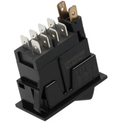 Svirties jungiklis, I-0-II, įjungiamas, 12V, 8 kontaktų, transmisijos jautrumo dvigubas laipsniškas reguliavimas SW10051KR