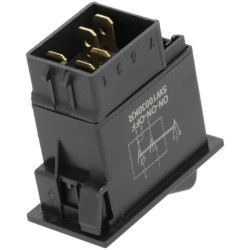 Svirtis jungiklis, II+I-0, išjungtas ir įjungtas, 12/24V, 7 kontaktų, vietos apšvietimas, su lempute SW10030KR