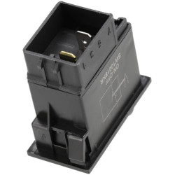 Svirties jungiklis, I-0, įjungimas-išjungimas, 12/24V, 2 kontaktų, funkcinis apšvietimas SW10018KR