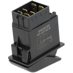 Svirties jungiklis, (I)-0-II, 8 kontaktų, funkcinis apšvietimas, su lempute SW10029KR