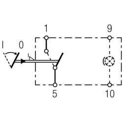 Svirties jungiklis, (I)-0, 4 kontaktų, saugos jungiklis 6GM007832271