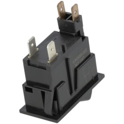 Svirties jungiklis, I-0, išjungtas, 12V, 2 kontaktų, sukamasis švyturys SW10055KR