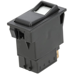 Svirties jungiklis, II+I-0, išjungtas ir įjungtas, 12V, 7 kontaktų, vietos apšvietimas, su lempute SW10031KR
