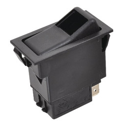 Svirties jungiklis, II+I-0, išjungtas ir įjungtas, 12V, 5 kontaktų, funkcinis apšvietimas, su lempute SW10061KR