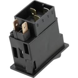 Svirtis jungiklis, II+I-0, išjungtas ir įjungtas, 12/24V, 5 kontaktų, funkcinis apšvietimas, su lempute SW10033KR