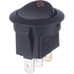 Svirties jungiklis gintaro spalvos LED EL192180