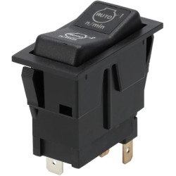 Svirties jungiklis, (I)-0-(II), mama ant mamos, 12V, 4 kontaktų, variklio sukimosi greičio parinktys/auto SW10053KR