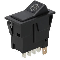 Svirties jungiklis, I-0-(II), ant mamos, 12V, 8 kontaktų, priekinio stiklo valytuvas SW10058KR