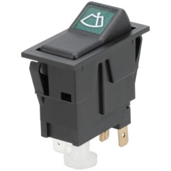 Svirties jungiklis, I-0-II, įjungiamas, 12V, 4 kontaktų, priekinio stiklo valytuvas SW10048KR