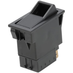 Svirties jungiklis, I-0, įjungimas-išjungimas, 12V, 7 kontaktų, funkcinis apšvietimas, su lempute SW10020KR