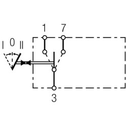 Svirtis, (I)-0-(-II), 3 kontaktų, be komforto funkcijos 6GM007832231