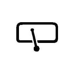 Simbolis: galinis valytuvas 9XT713630141