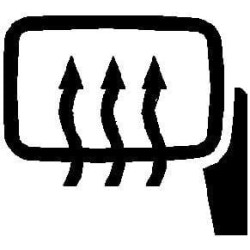 Simbolis: šoninis veidrodėlis 9XT713630481