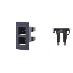 Dviguba įspėjamoji lemputė 24V HELLA 2AA713628011