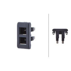 Dvi įspėjamoji lemputė 24V 2AA713628031