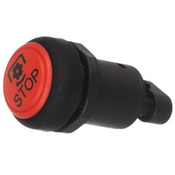 PTO jungiklis, apvalus, raudonas 11801006PN