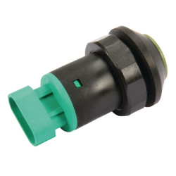 Stūmoklinis jungiklis, apatinė trauklė, apvali, žalia 11908002PN